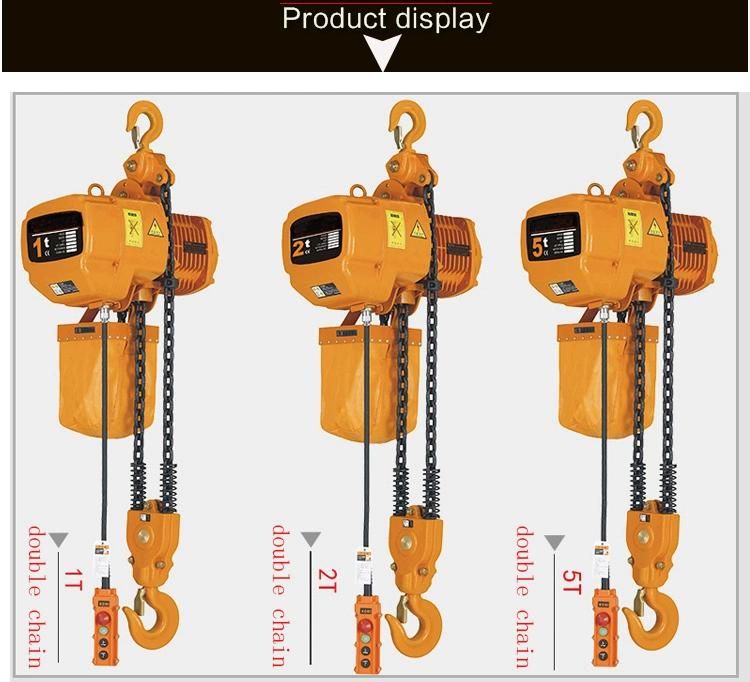 Electric Chain Hoist 0.25t 1t Mini Chain Block for Sale