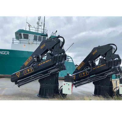 Knuckle Boom Hydraulic China Marine Deck Ship Boat Crane Price