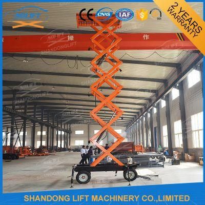 Hydraulic Motor Powered Aerial Mobile Electric Scaffolding Lift