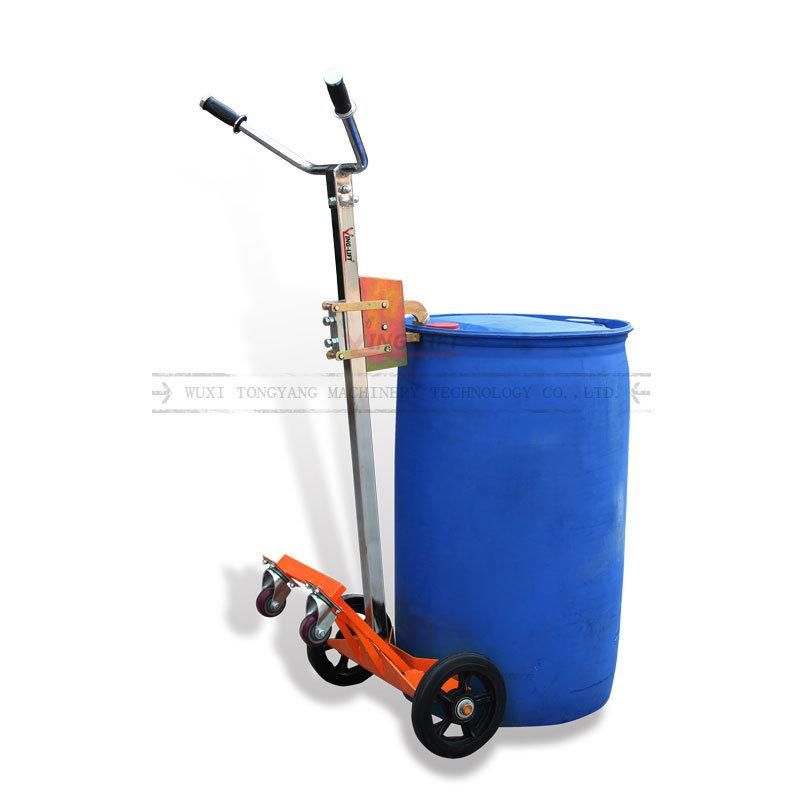 De450d Mobile Drum Handling Oil Drum Hydraulic Hand Drum Truck