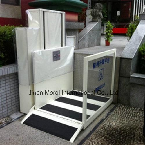 Hydraulic&Electric Vertical Home Disabled&Eldly Wheelchair Lift