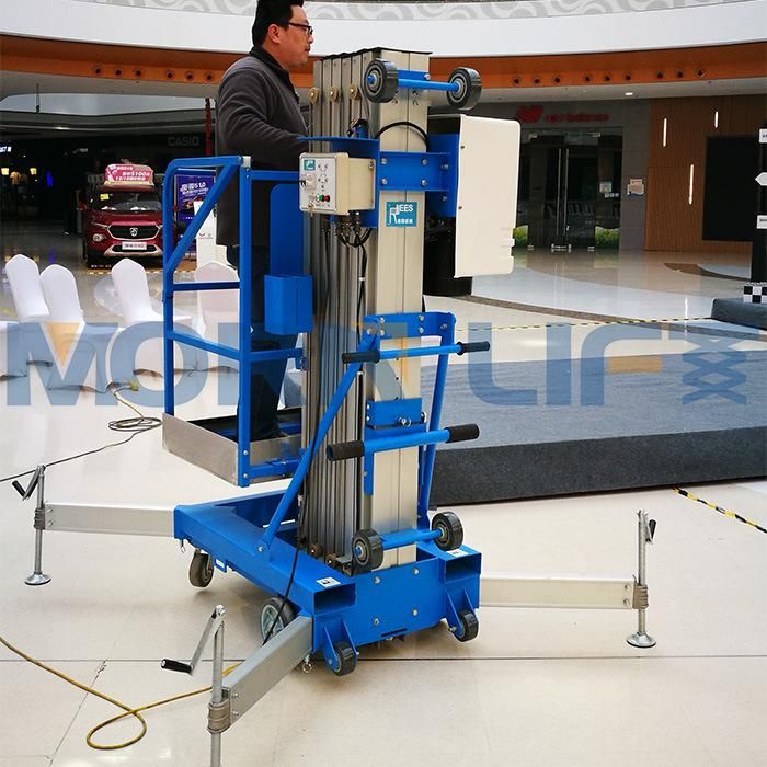 Single Post Trailer Aluminum Lift with One Person