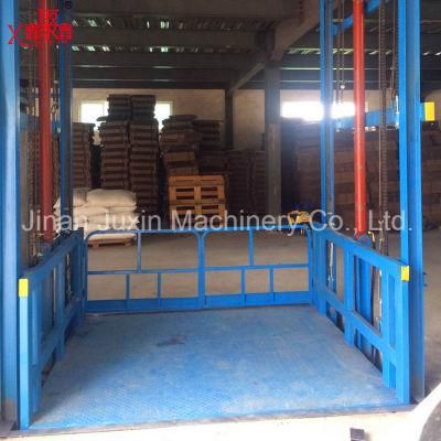 Vertical Drywall Lift /Hydraulic Guide Rail Lift Platform/Cargo Elevator Lift