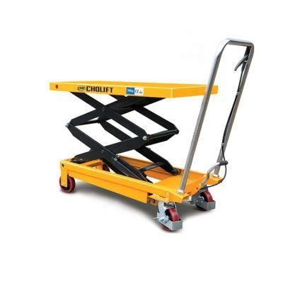 Portable Manual Hydraulic Fixed Iron Scissor Lift Table