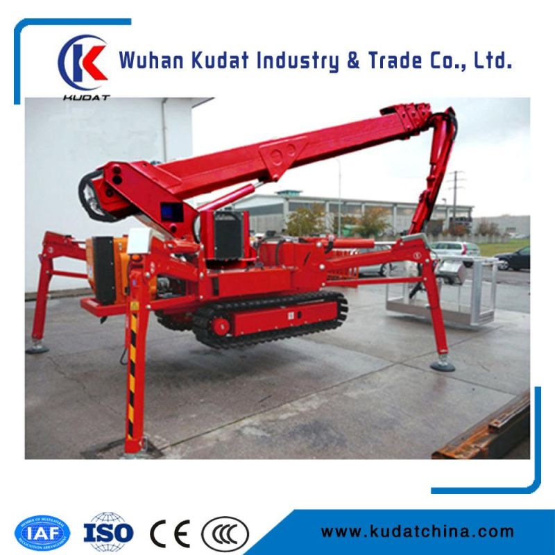 53m Self-Propelled Electric Powered Telescopic Spider Lift (KD-T53)