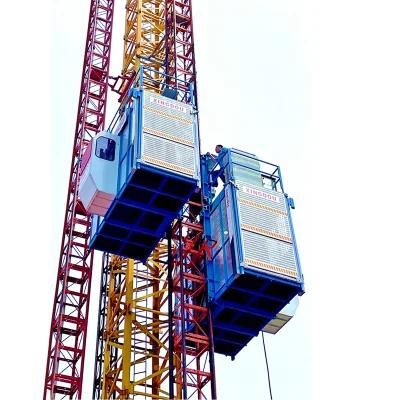 Sc200 Building Facade Lift Exterior Passenger and Material Hoist Construction Elevator with CE Certificate