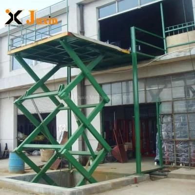 Customized Stationary Fixed Car Scissor Lift Platform for Warehouse or Garage
