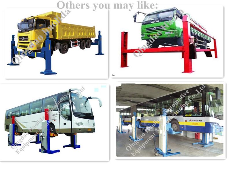 20t 30t Capacity Mobile Column Lift for Truck Bus