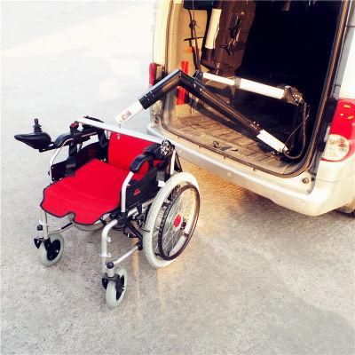 Wheelchair Hoist Installed in Car Trunk