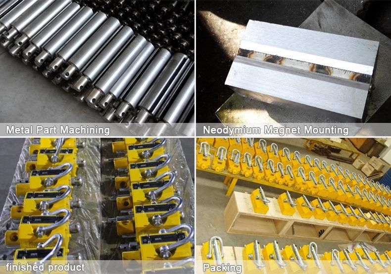 3.5 Times Lifting Magnetic Permanent Magnetic Lifter for Lifting Steel Plate