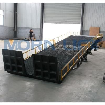 3 Sections Folding Container Loading Mobile Dock Ramp for Sale