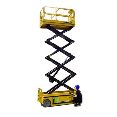 4m 6m 8m 10m Folding Fence Battery Powered Aerial Lift Platform for Transporting People