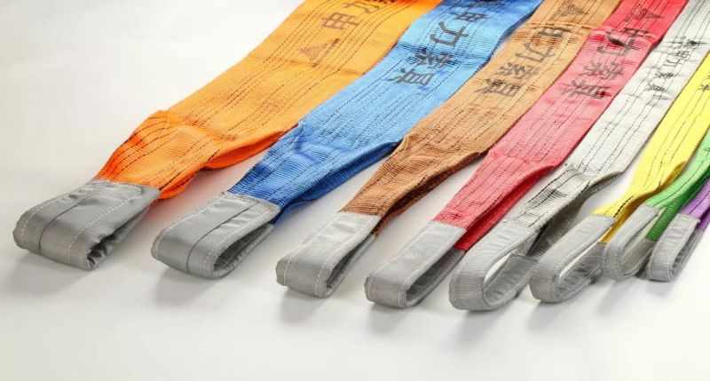 En1492 3t Polyester Webbing Lifting Sling for Lashing and Lifting