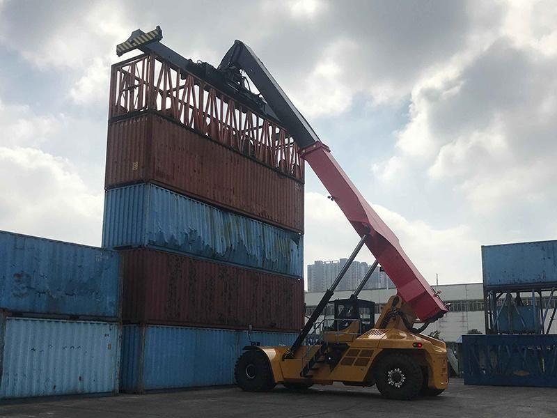 Logistics Equipment 45ton Container Reach Stacker