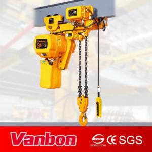 3ton Low Headroom Electric Chain Hoist Low Space Type (WBH-03002DL)