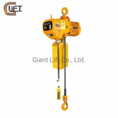 0.3-7.5 Tons Heavy Duty High Quality Electric Chain Hoist with Hook Giant Lift Chain Block (HHBD-I Series)