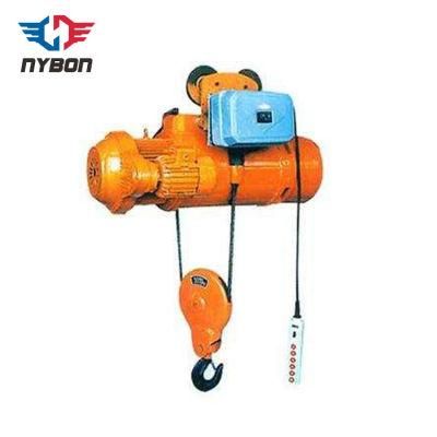 High Quality 1t 2t 3t 5t Electric Steel Wire Rope Hoist with Trolley