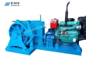 34mm Marine Equipment Diesel Engine Driven Anchor Windlass