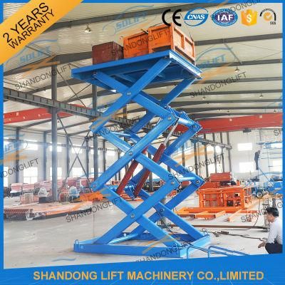 Hydraulic Electric Warehouse Cargo Elevator for Sale
