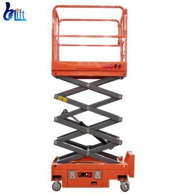 3m 4m Lifting Height Small High End Movable Electric Lifter Mobile Scissor Lift Platform