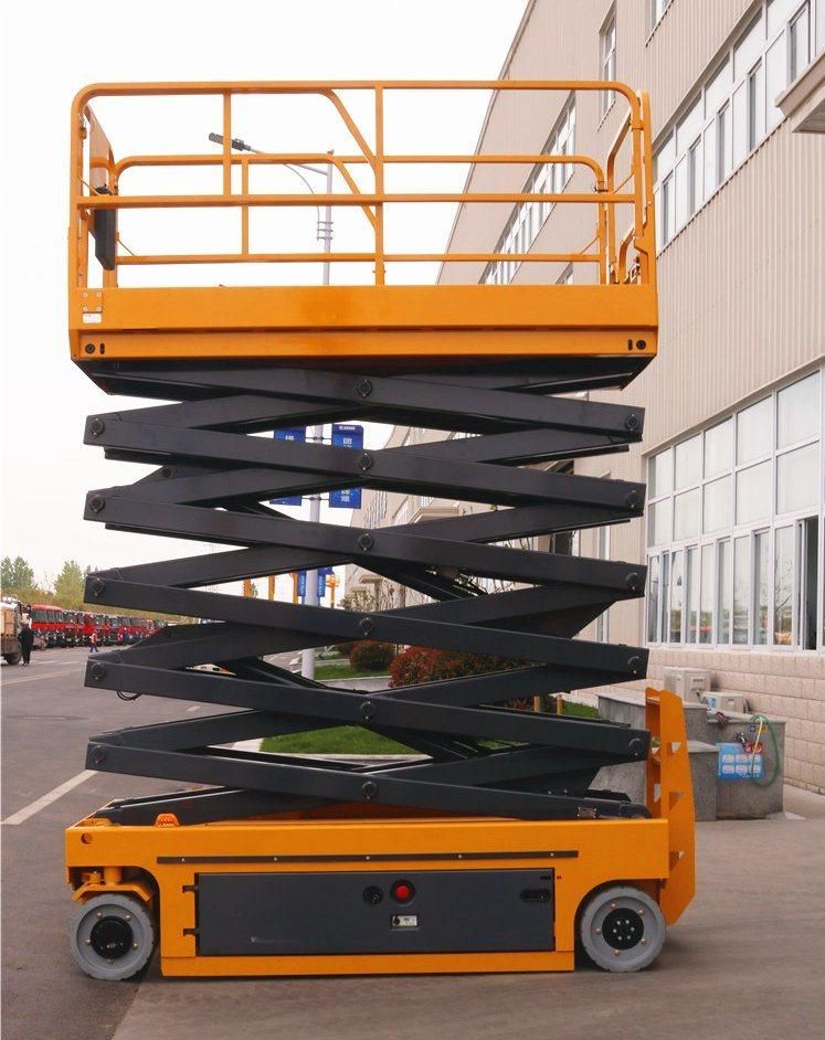 XCMG Manufacturer Smart Portable Lifting Equipment 10m Electric Scissor Lift Table Motorcycle