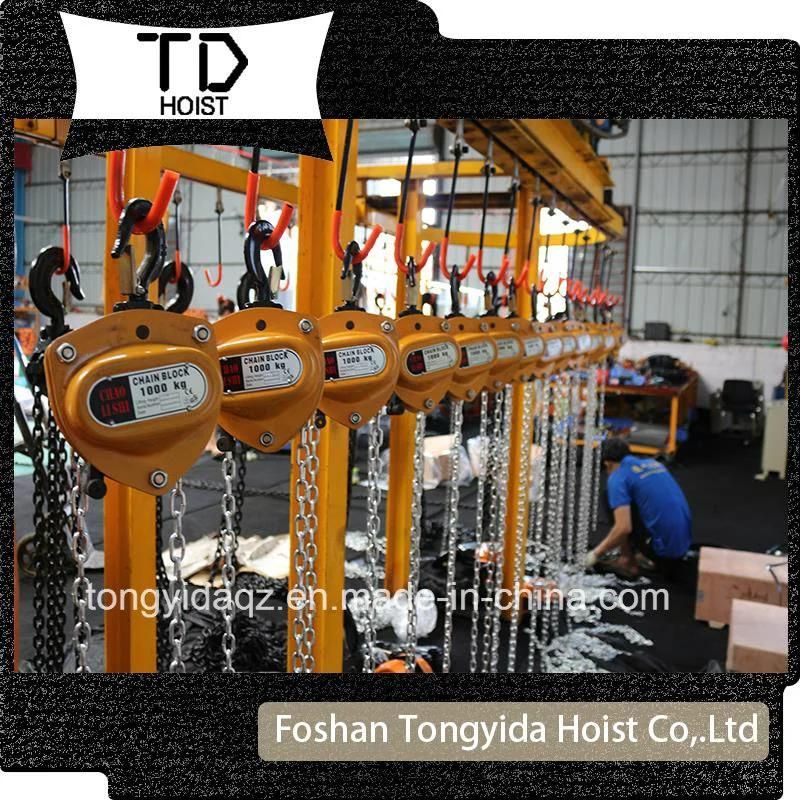 1 Ton Hand Chain Hoist Manual Chain Block with Ce