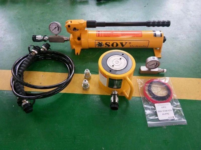 30 Ton Low Height Single Acting Hydraulic Flat Cylinder