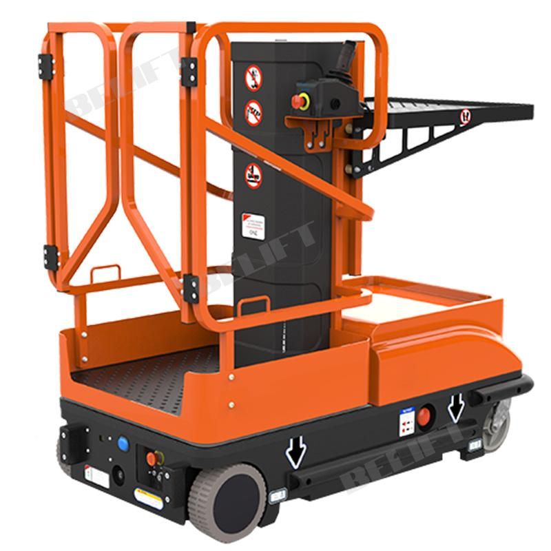 6m Electric Aerial Goods Lift Platforms Automatic Stock Picker