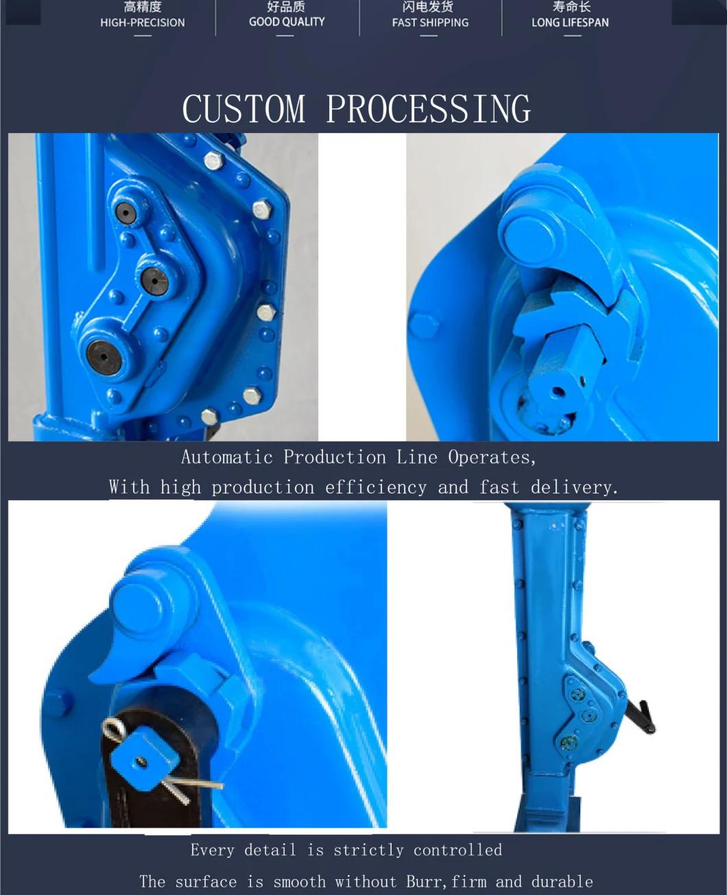 Factory Manufacture 10t Manual Screw Jack 1.5 Ton Mechanical Steel Jack