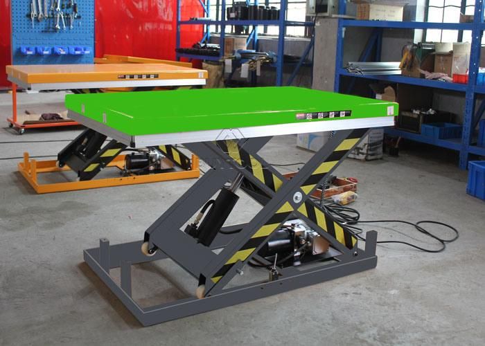 Electric Lift Table 4000lbs Capacity Table Size 51"X 33" Max Height 40"