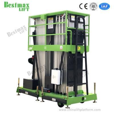 10 Meters Triple Mast Aerial Work Platform Vertical Lift