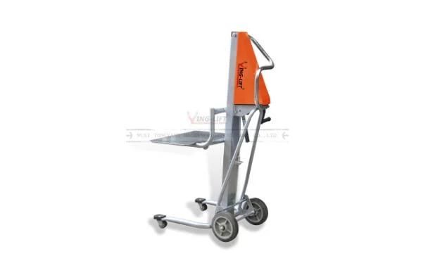 Robust Steel Platform for Hand Winch Stacker Lifting Height 1085mm