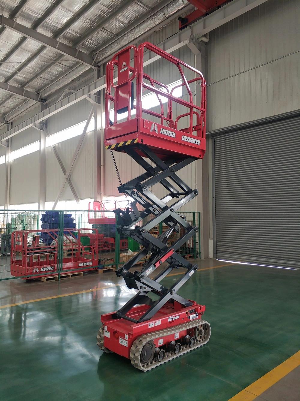 6m 8m 10m 12m Crawler Self-Propelled Scissor Lift Track Scissor Man Lift