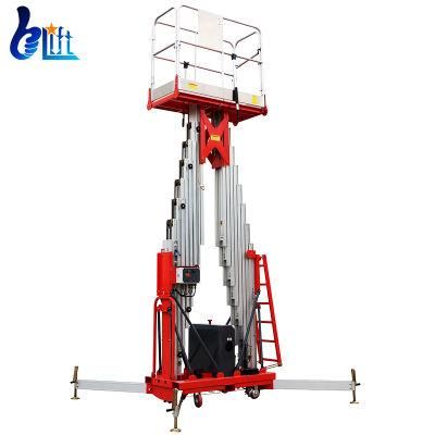 6-18m Aluminum Vertical Mast Electric Aerial Construction Working Lift Platform