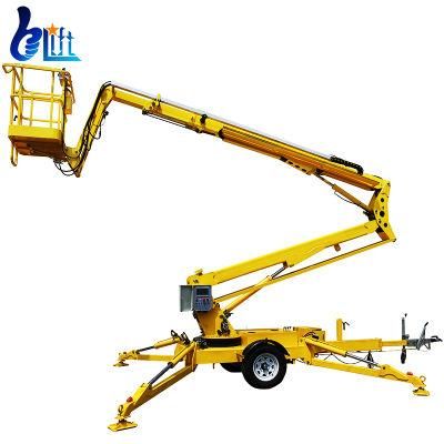 10m-22m Construction Machine Telescopic Boom Lift for Sale