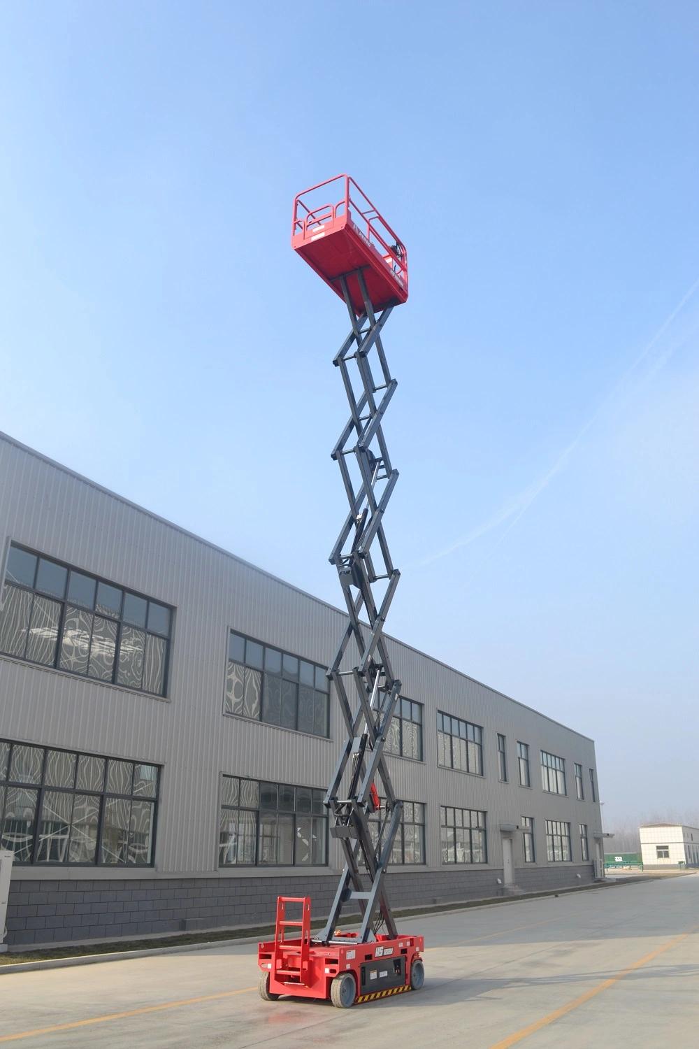 High Quality Self-Propelled Four Wheels Mobile Electric Hydraulic Scissor Lift