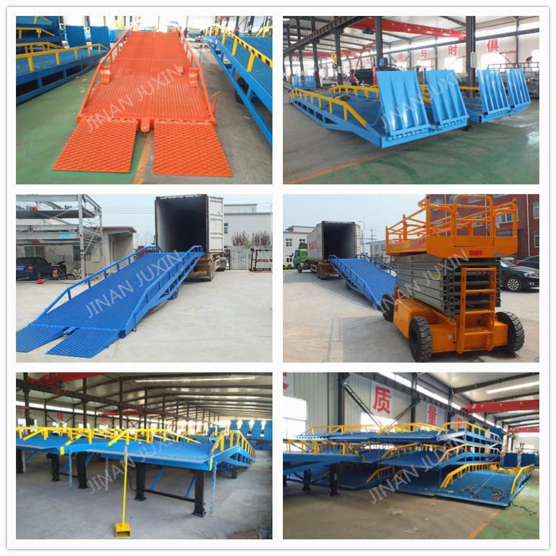6-15ton Hydraulic Container Forklift Ramp Container Loading Unloading Ramp for Warehouse