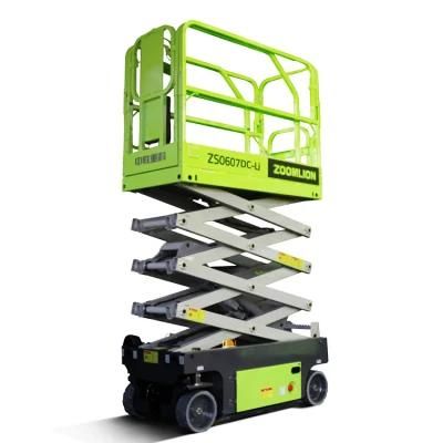 Zs0607DC-Li 6m Electric-Driven Li-ion Battery Scissor Lift