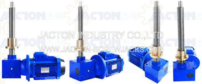 Synchronization Mechanical Motorized Worm Gear Screw Jack Platform Lift