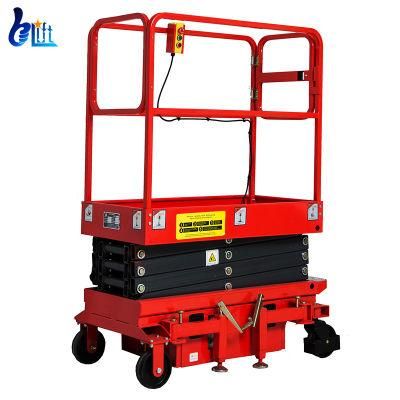 Indoor Supermarket Small Mini Semi Electric Hydraulic Lift for Sale
