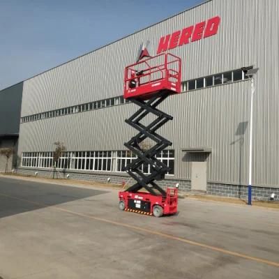 Hydraulic Driving Self-Propelled Scissor Lift 8m Cherry Picker for Sale