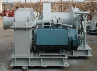 Merchant Series -100kn Hydraulic Mooring Winch Hydraulic Driven Double Gypsies Combined Windlass