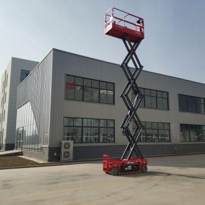 Scissors 10m 12m 500kg Battery Manlift Access Platform Hered Awp