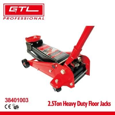 2.5ton Heavy Duty Floor Jack with Handle Two Double-Ended Sockets for Car (38401003)