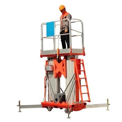 6-18m High End Dual Masts Aluminum Alloy Work Platform Lift