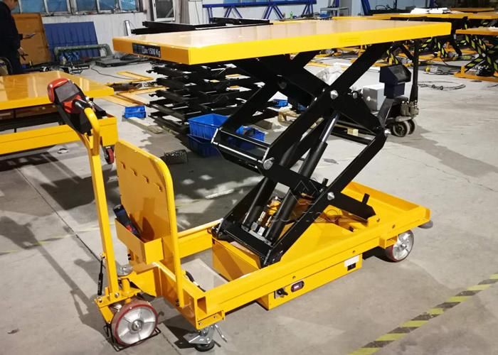 500kg Full Electric Hydraulic Heavy Duty Self-Propelled Mobile Scissor Lift Tables