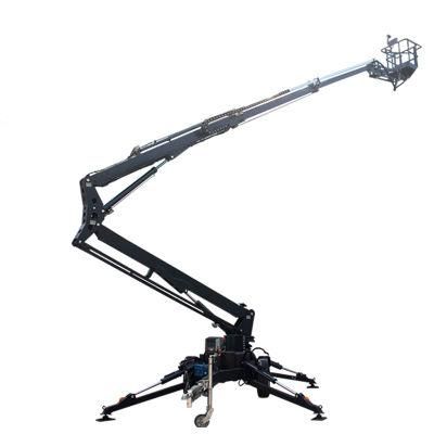 14m 12m 20m 16m Trailed Articulated Boom Lift Hydraulic Man Lift