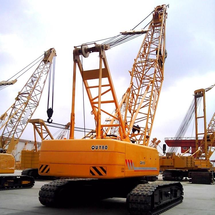 Low Price Small 75 Ton Hydraulic Mobile Crawler Crane (XGC75)