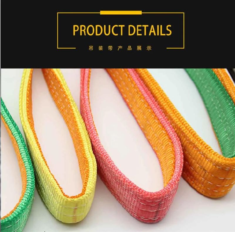 Eye-Eye Duplex Polyester Industrial Lifting Webbing Sling Belt