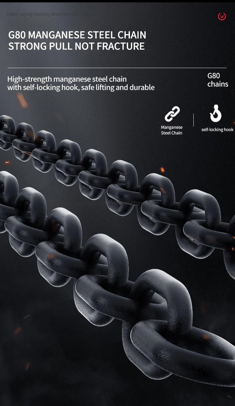 Capacity 1000kg Electric Lifting Chain Hoist